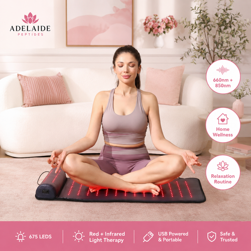 A Red Light Therapy Mat