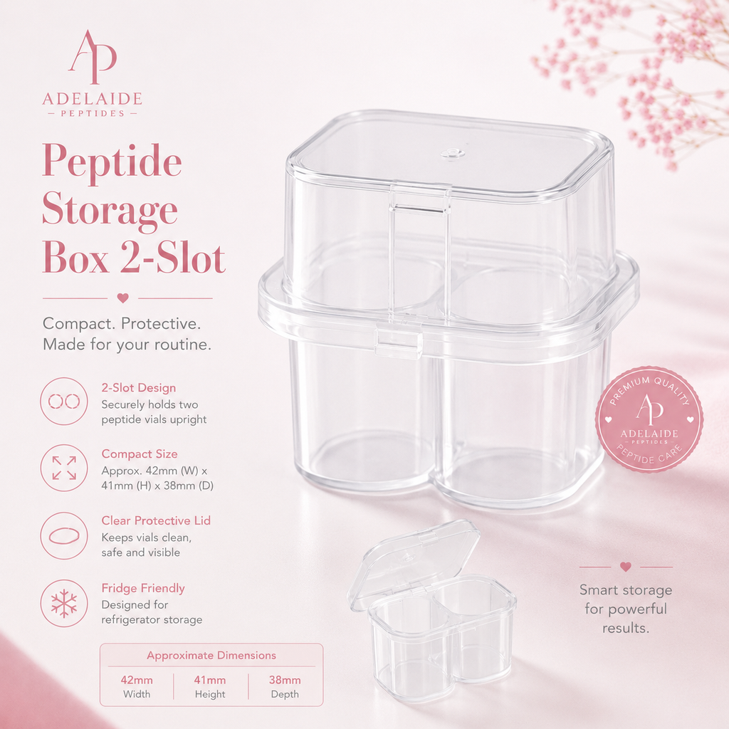 Peptide Storage Boxes 2-Slot - 5x